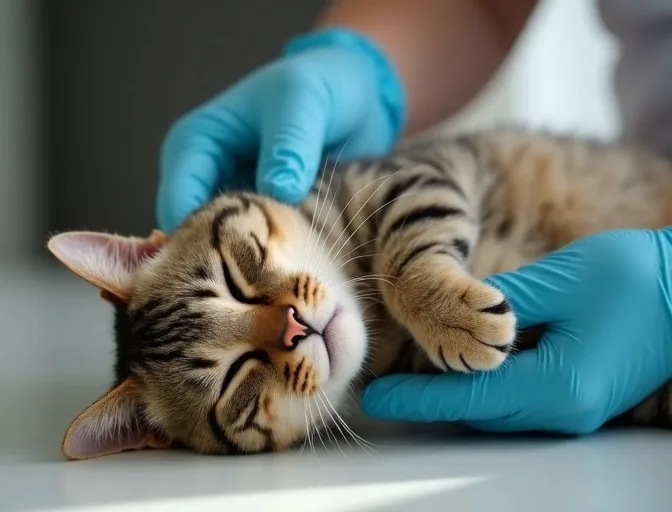 Specialist carefully handling a deceased cat with dignity in Bayswater